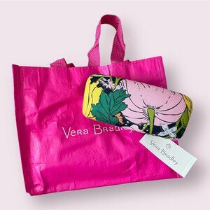 Vera Bradley Bloom Boom Clamshell Sunglasses Case Floral Pink Yellow Green